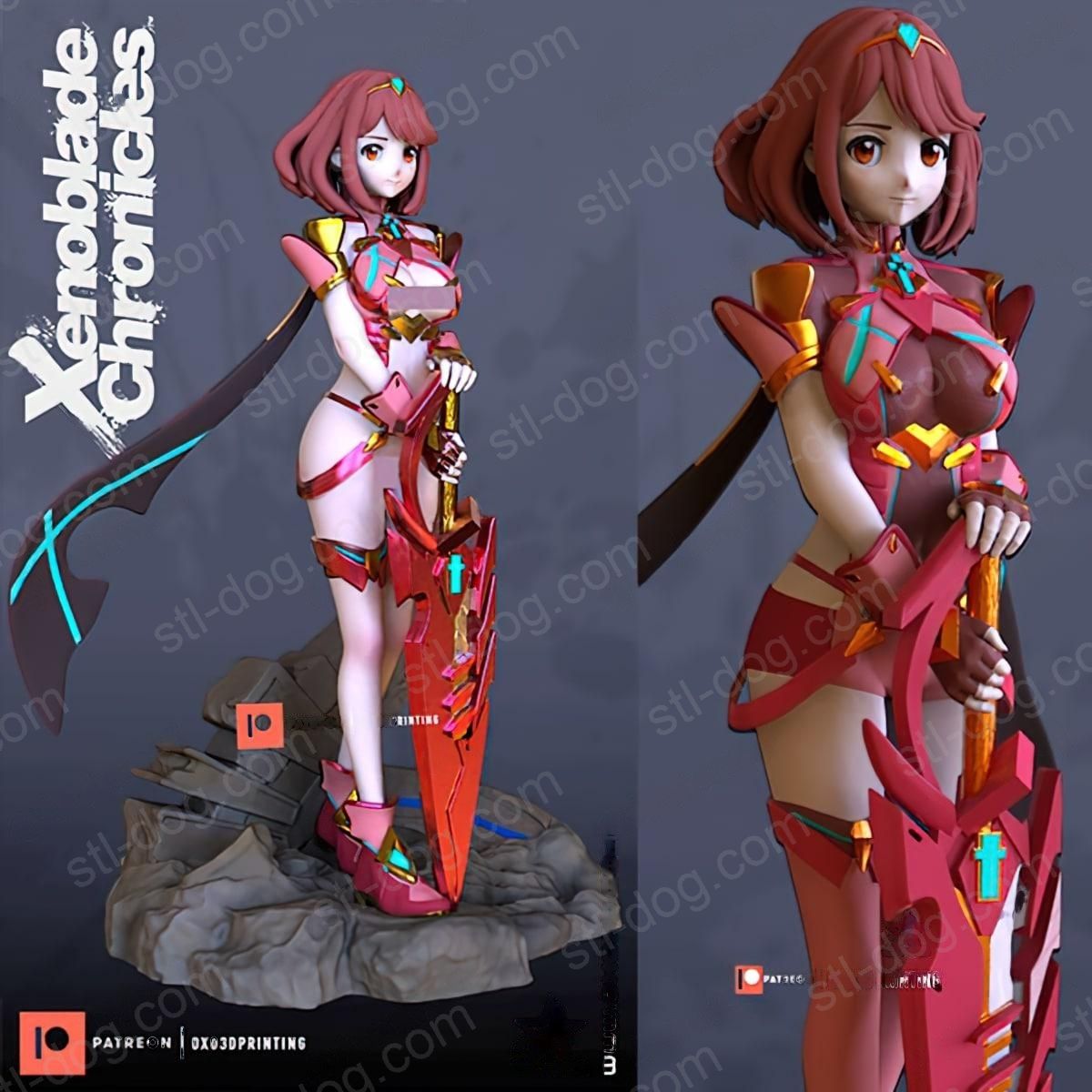 异度神剑 焰 3D打印图纸